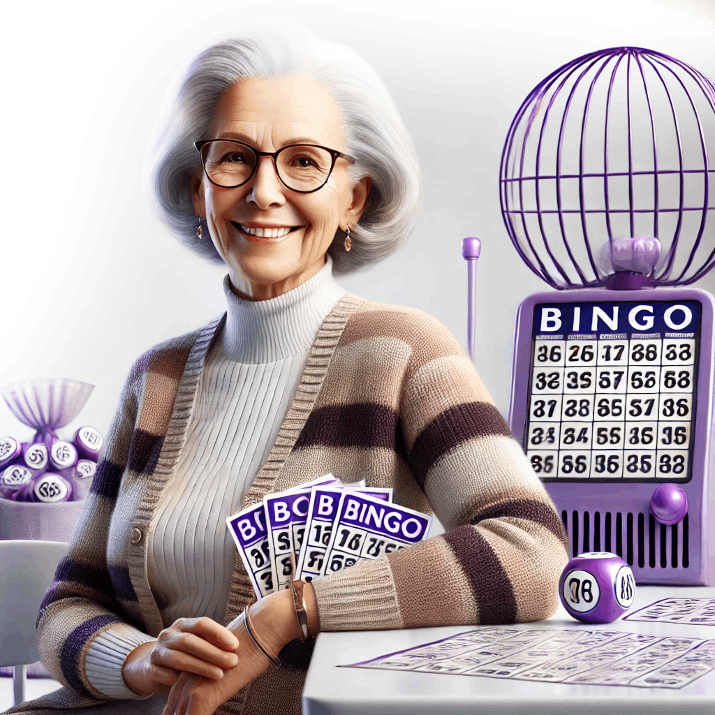 Stereotypical imagined bingo player